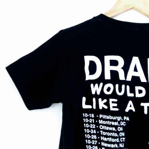 DRAKE - WOULD YOU LIKE A TOUR? 2013 TShirt Women's S Black Band Tour Tee - Picture 5 of 12